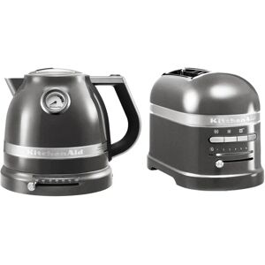 KitchenAid Artisan Kettle & 2 Slice Toaster Set - Medallion Silver