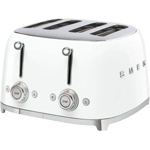 Smeg 50's Style Retro TSF03 4 Slice Toaster - White