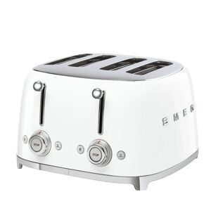 Smeg 50's Style Retro TSF03 4 Slice Toaster - White