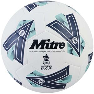 Mitre Women's FA Cup Train Football - WHITE/BLUE/BLUE