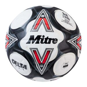 Mitre Delta Evo Football - WHITE/BLACK/BIB RED