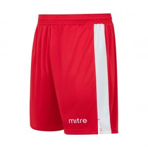 Mitre Amplify Shorts - SCARLET/WHITE