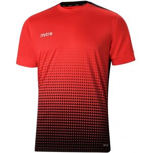 Mitre Ascent Short Sleeve Jersey - SCARLET/BLACK