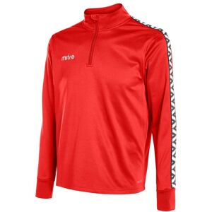 Mitre Delta 1/4 Zip Top - Scarlet