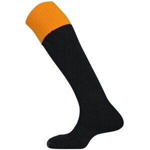 Mitre Mercury Contrast Sock - Black/Amber