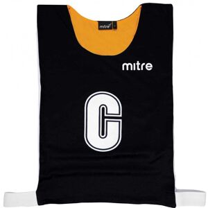 Mitre Netball Pro Reversible Bib Set - Amber/Black