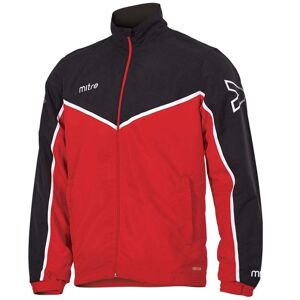 Mitre Primero Woven Track Top - Scarlet/Black/White