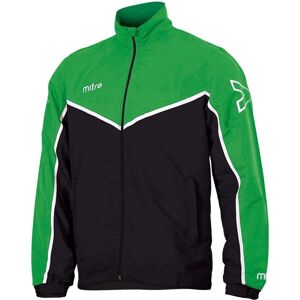 Mitre Primero Woven Track Top - Emerald/Black/White