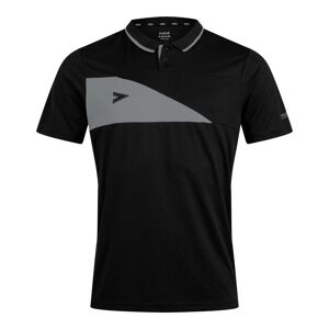 Mitre Delta Plus Polo Shirt - Black/Grey