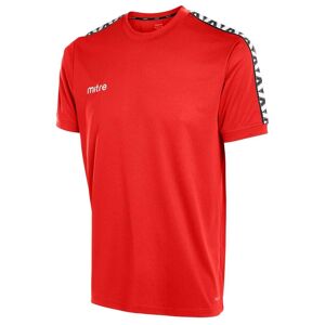 Mitre Delta T-Shirt - Scarlet/White