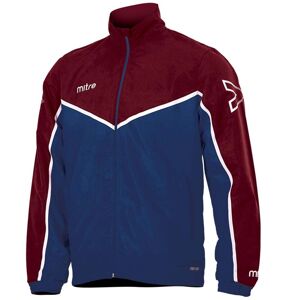 Mitre Primero Woven Track Top - Maroon/Navy/White