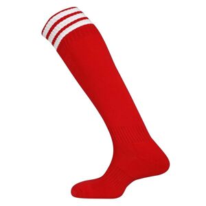 Prostar Mercury 3 Stripe Sock - Scarlet/White