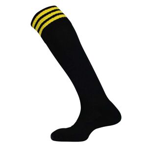 Prostar Mercury 3 Stripe Sock - Black/Yellow