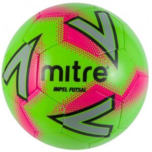 Mitre Impel Futsal Football - GREEN/PINK