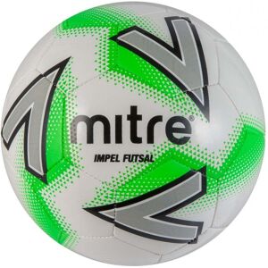 Mitre Impel Futsal Football - WHITE/GREEN