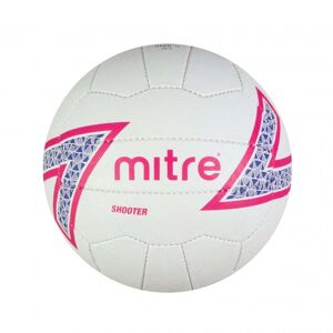 Mitre Shooter Netball - White/Pink/Purple