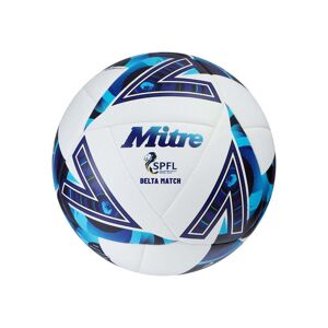 Mitre Delta Match SPFL Football - White/Purple/Blue