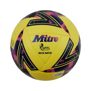 Mitre Delta Match SPFL Football - Yellow/Blue/Purple