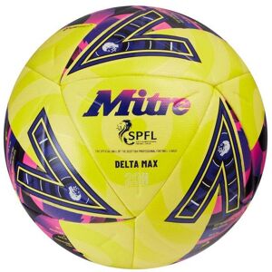 Mitre Delta Max SPFL Football - Yellow/Blue/Purple