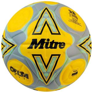 Mitre Delta One Football - FLUO YELLOW/BLACK/CIRCULAR GREY