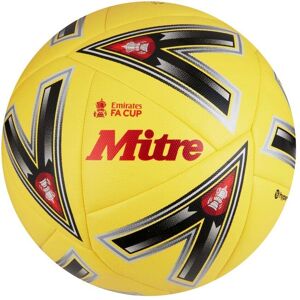 Mitre Emirates FA Cup Match Football - Yellow/Black/Red