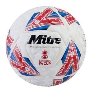 Mitre Emirates FA Cup Match Football - WHITE/BLUE/RED