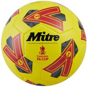 Mitre Emirates FA Cup Train Football - YELLOW/GREY/RED