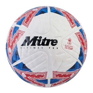 Mitre Emirates FA Cup Ultimax Pro Football - WHITE/BLUE/RED