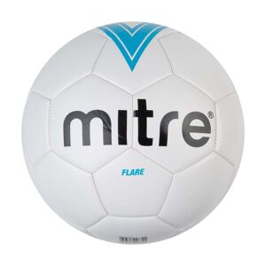 Mitre Flare Football - White/Light Blue/Black