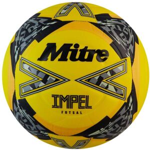 Mitre Impel Futsal Football - FLUO YELLOW/BLACK/CIRCULAR GREY