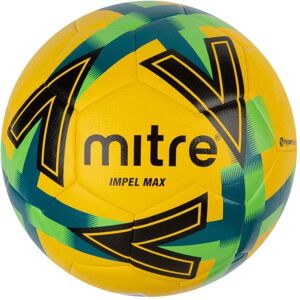 Mitre Impel Max Football - Yellow/Dark Green/Light Green/Black