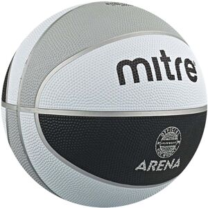 Mitre Arena Basketball - Black/White/Silver