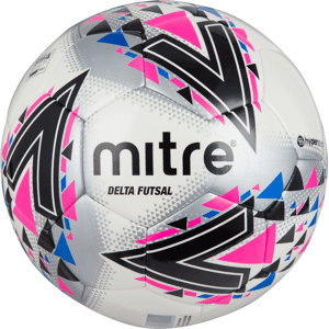 Mitre Delta Futsal Football - WHITE/PINK