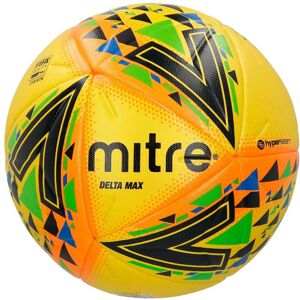 Mitre Delta Max Football - Yellow/Green/Blue