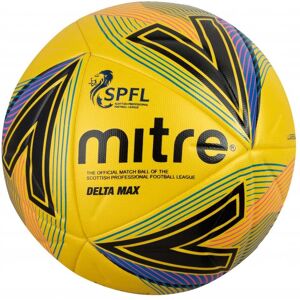 Mitre Delta Max SPFL Football - Yellow/Black/Blue