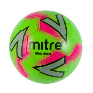 Mitre Impel Futsal Football - GREEN/PINK