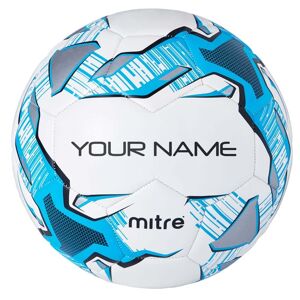 Mitre Personalised Football: The Perfect Gift - White/Emerald/Si