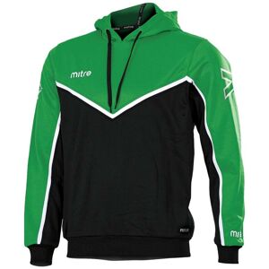 Mitre Primero Poly Hoody - Emerald/Black/White