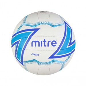 Mitre Pursue Netball - White/Blue/Black