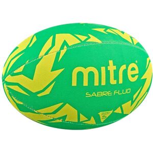 Mitre Sabre Fluo Rugby Ball - Fluo Green/Yellow