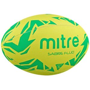 Mitre Sabre Fluo Rugby Ball - Fluo Yellow/Green