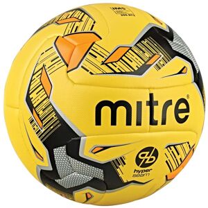 Mitre Ultimatch Fluo Hyperseam Football - Yellow/Black/Silver