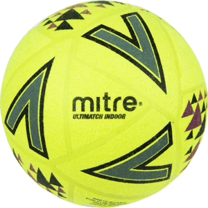 Mitre Ultimatch Indoor Football - YELLOW/BLACK