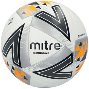 Mitre Ultimatch Max Football - White/Silver/Orange