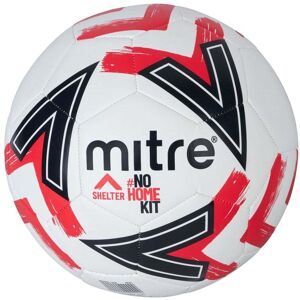 Mitre x Shelter Football - White/Black/Red