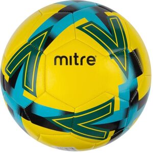 Mitre Personalised Football - Yellow/Turquoise/Black