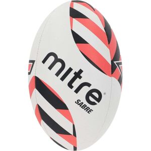 Mitre Sabre Rugby Ball - White/Black/Orange