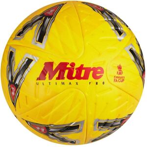 Mitre Ultimax Pro Emirates FA Cup Football - Yellow/Black/Red