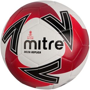 Mitre Delta Replica FA Cup Football - White/Red/Red