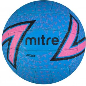 Mitre Attack Netball - Blue/Pink/Black